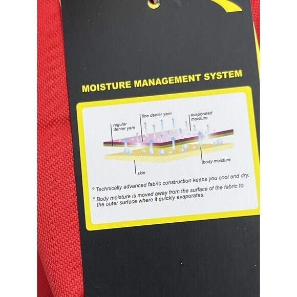 Diadora DiaDry Short Sleeve Women's Athletic Soccer Running Jersey Red White S - Picture 9 of 10